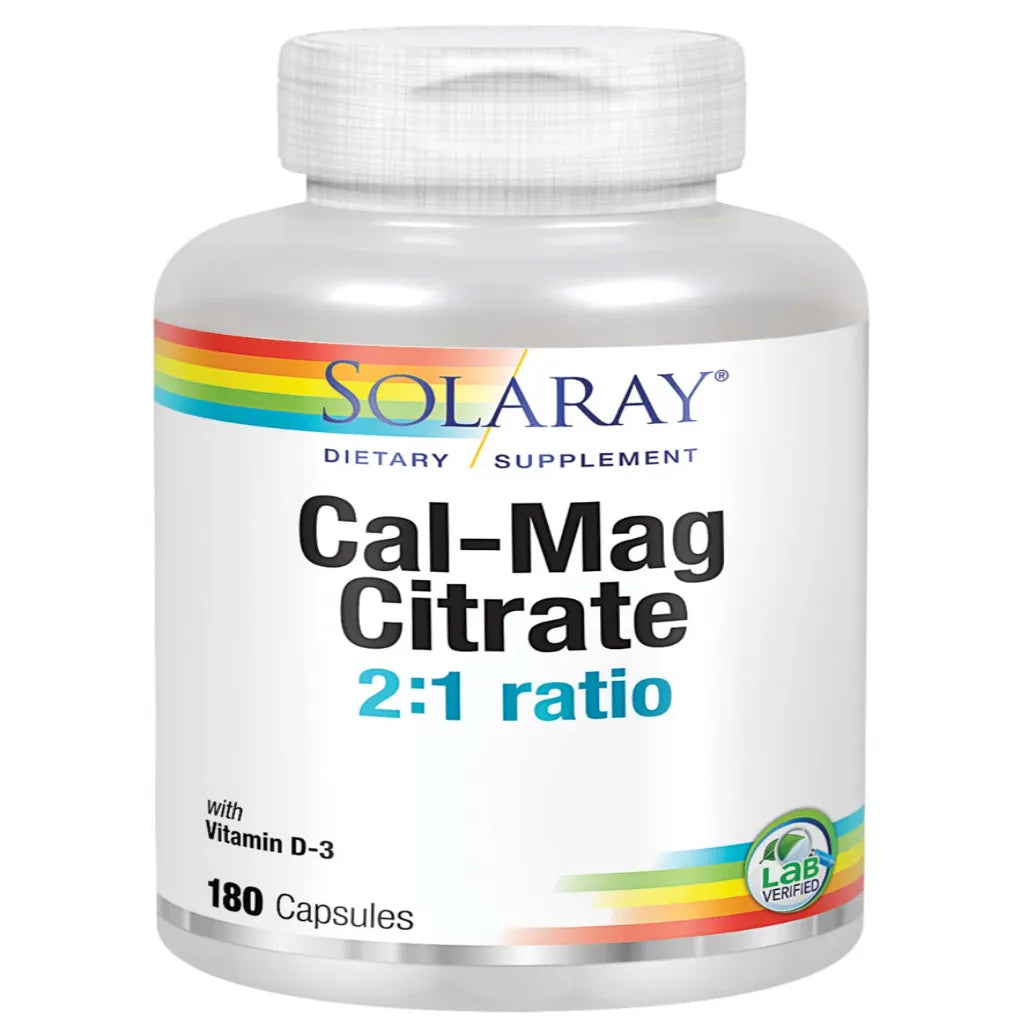 Cal Mag D-3 Citrate 2:1 Solaray