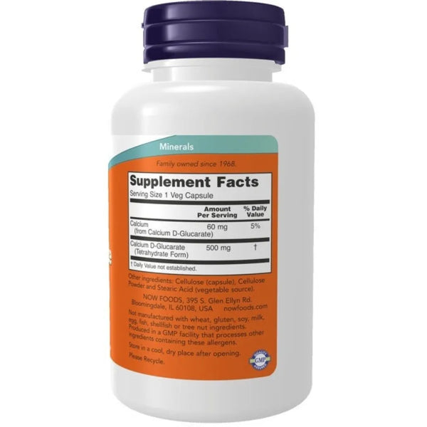 Calcium D-Glucarate 500 mg NOW