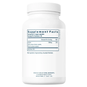 Calcium citrate/malate 150mg by Vital Nutrients at Nutriessential.com
