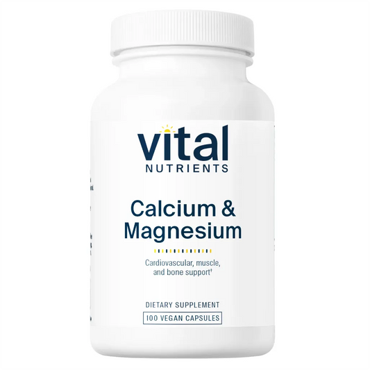 Vital Nutrients Calcium & Magnesium 225 mg/75mg - Supports a Healthy Cardiovascular System