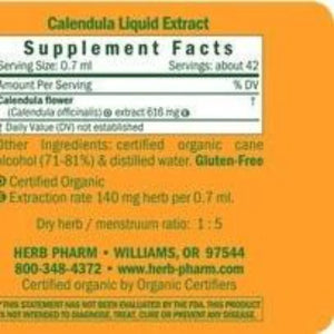 Calendula Immune Support Herb Pharm ingredients