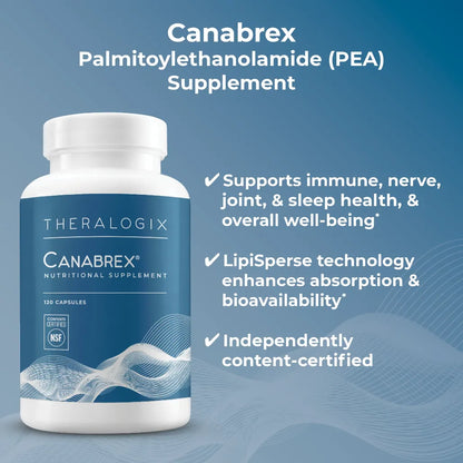 Theralogix Canabrex Palmitoylethanolamide (Pea) Health Supplement