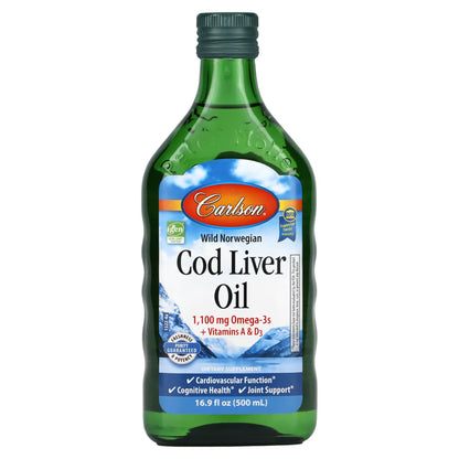 Cod Liver Oil Regular Flavor Carlson Labs