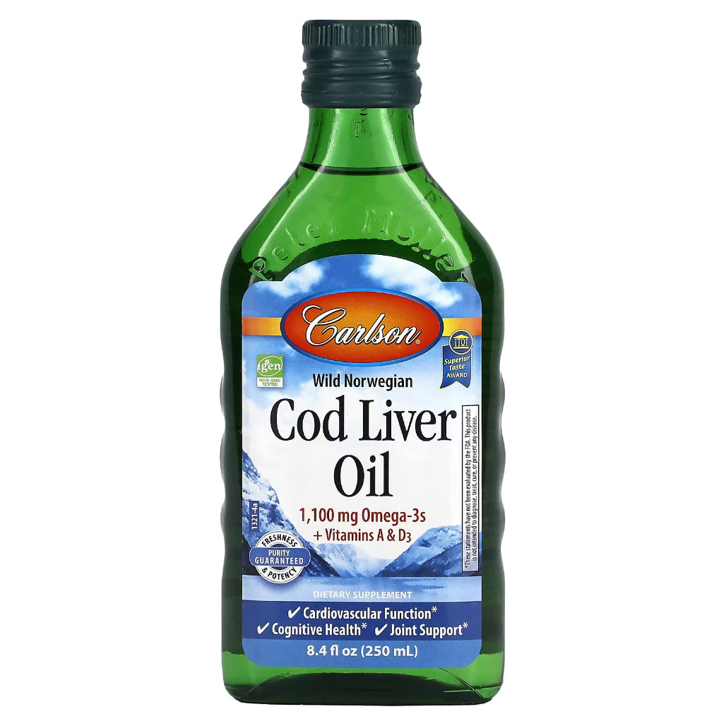 Cod Liver Oil Regular Flavor Carlson Labs