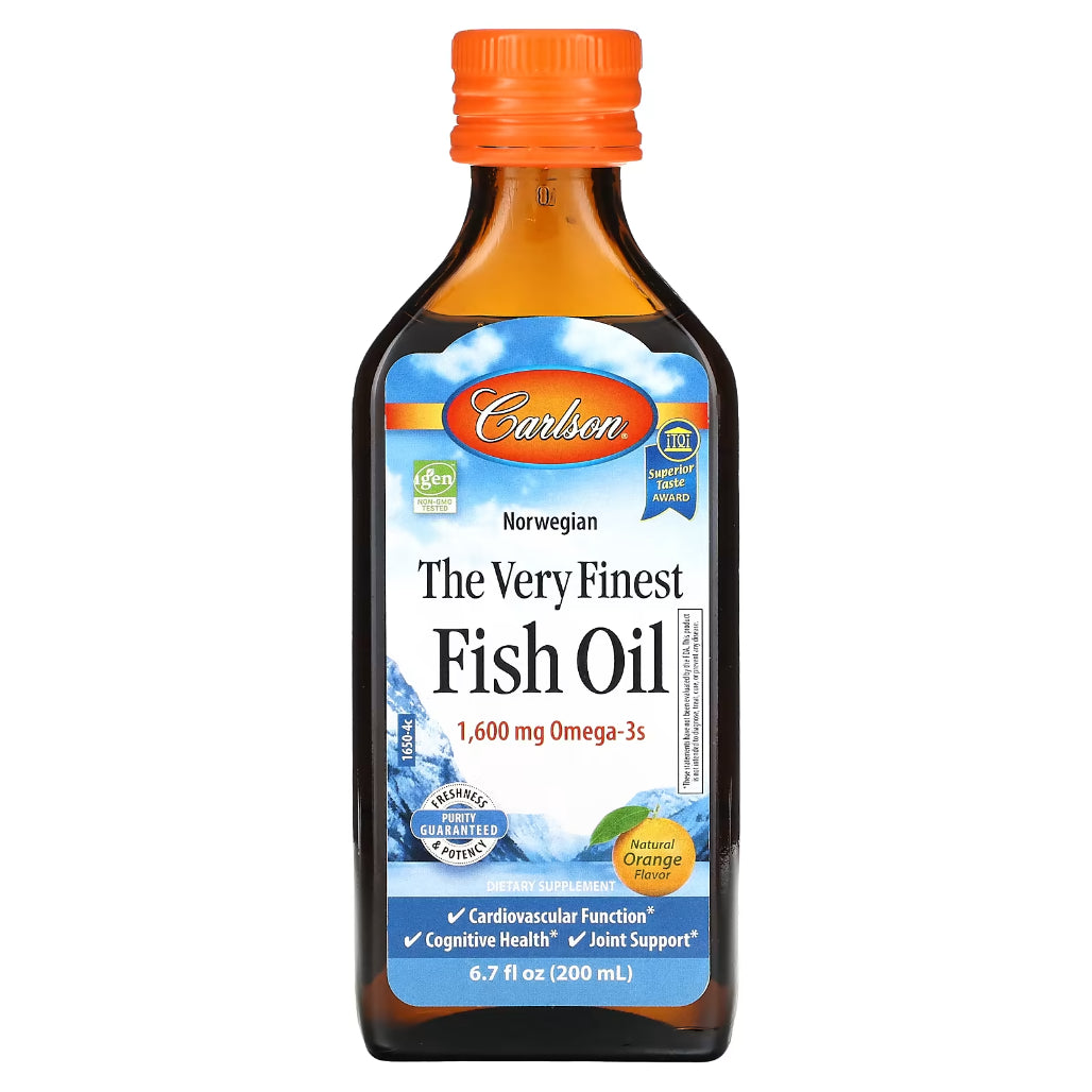 CarlsonKids Finest Fish Oil Orange 200ml Carlson Labs