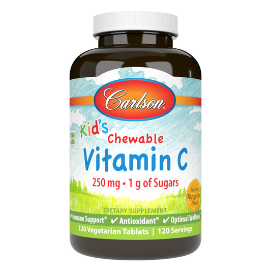 Kids Chewable Vitamin C 250 mg Carlson Labs