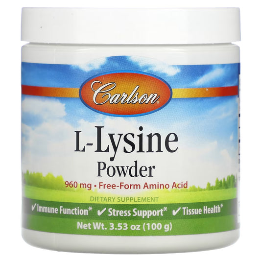 L-Lysine Amino Acid Powder Carlson Labs