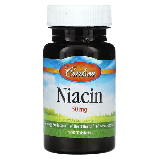 Niacin 50 mg Carlson Labs