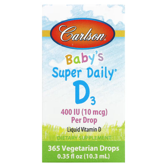 Super Daily D3 Baby 400 IU Carlson Labs