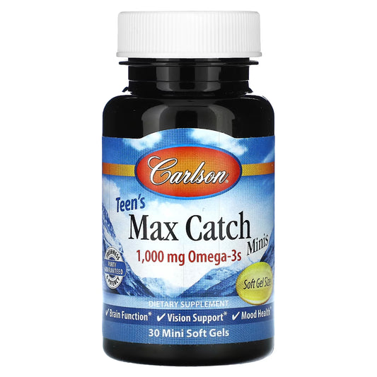 Teen's Max Catch Minis 1,000 mg Carlson Labs