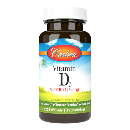 Vitamin D3 125 mcg Carlson Labs