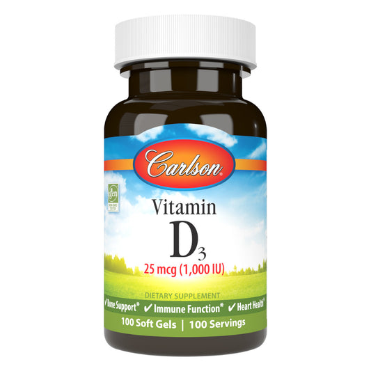 Vitamin D 25 mcg Carlson Labs
