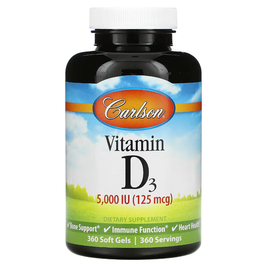 Vitamin D3 5000 IU Carlson Labs