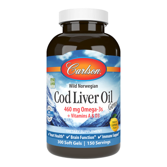 Wild Norwegian CodLiver Oil Carlson Labs