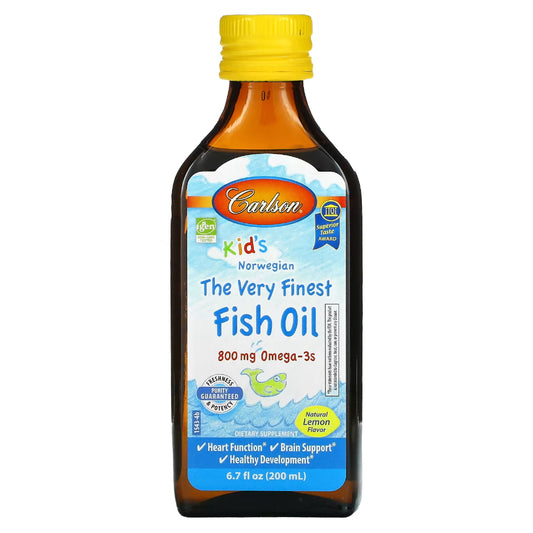 Carlson for Kids Fish Oil Lemon 200 ml Carlson Labs