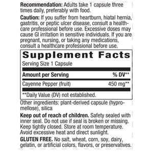 Cayenne Pepper 450 mg Natures Way 