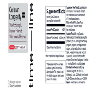 Cellular Longevity PRO, Mitopure (Urolithin A) 1000mg