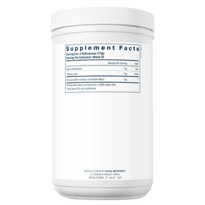 Ingredients of Cellulose Fiber Dietary Supplement - Cellulose Fiber 15g Per Serving