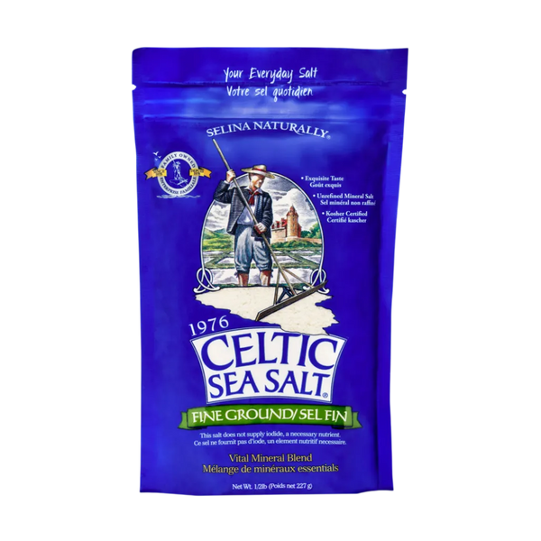 Celtic Sea Salt® Fine Ground Half Pound Bag Celtic Sea Salt