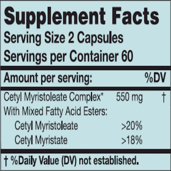 Cetyl Myristoleate 550 mg Karuna