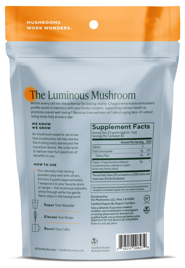Chaga Mushroom Superfood Powder