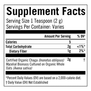 Chaga Mushroom Superfood Powder by Om Mushrooms