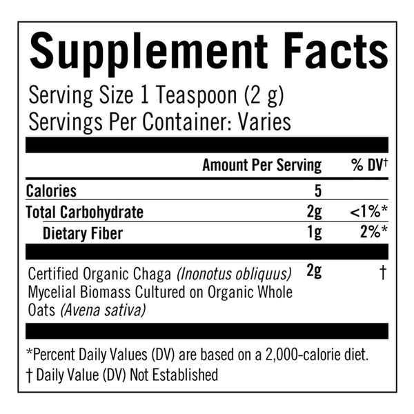 Chaga Mushroom Superfood Powder by Om Mushrooms