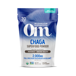 Chaga Mushroom Superfood Powder by Om Mushrooms