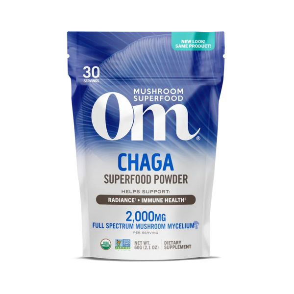Chaga Mushroom Superfood Powder by Om Mushrooms