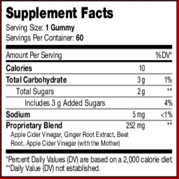 Apple Cider Vinegar Gummies Chapter One