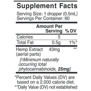 Ingredients of 50mg Olive Oil