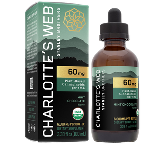 Charlotte's Web 60mg Mint Chocolate  - Supplement to support the whole body and reduce daily stress