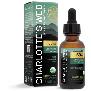 Charlotte's Web 60mg Mint Chocolate  - Supplement to support the whole body and reduce daily stress