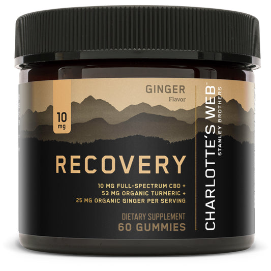 Charlotte's Web Recovery Gummy - Supplement to support recovery from exercise induced inflammation