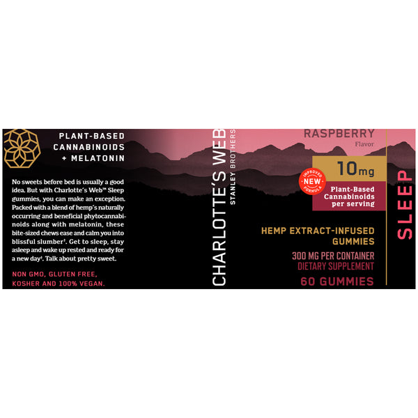 Benefits of Sleep Gummy  - 60 Gummies | Charlotte's Web| Supports regular sleep cycles