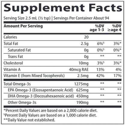 Childrens Liquid Omega-3 Trace Minerals Research