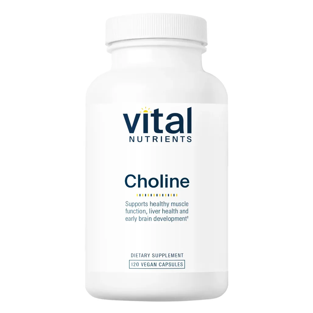 Vital Nutrients Choline 550 mg - Maintains Normal Pregnancy, Including Early Brain Development
