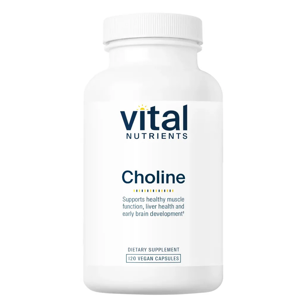 Vital Nutrients Choline 550 mg - Maintains Normal Pregnancy, Including Early Brain Development