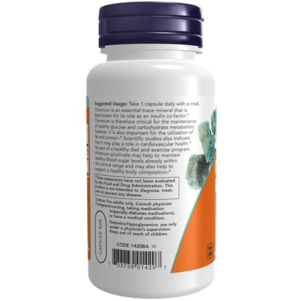 Chromium Picolinate 200 mcg NOW