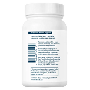 Benefits of Chromium (polynicotinate) 200mcg - 90 Vegetarian Capsules | Vital Nutrients | Supports the Metabolism of Fats and Sugars