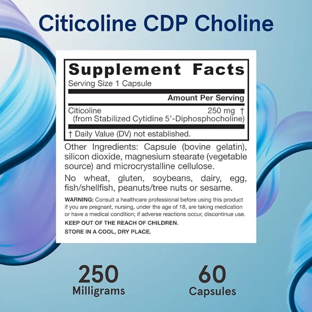 Citicoline 250 mg by Jarrow Formulas at Nutriessential.com