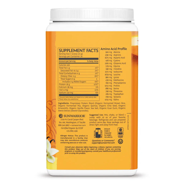 Classic Plus Vanilla Sunwarrior