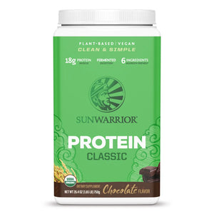 classic protein chocolate 750 grams by sun warrior