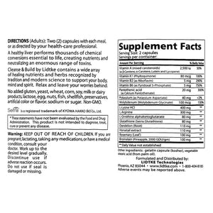 Cleanse and Build Blood/Liver Cleanser Lidtke Technologies