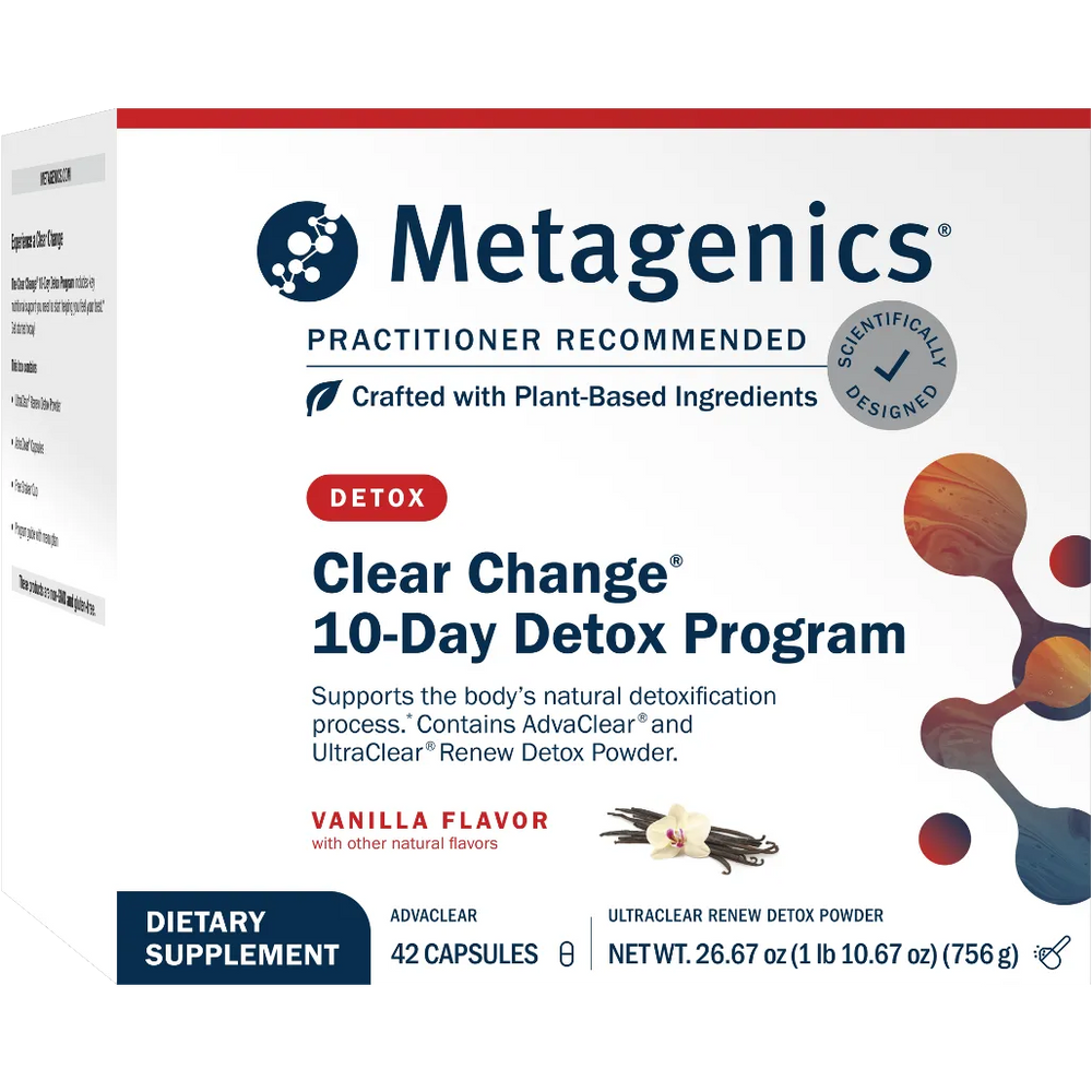 Metagenics Clear Change 10-Day Metabolic Detoxification Program Vanilla Flavor
