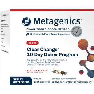 Metagenics Clear Change 10-Day Metabolic Detoxification Program Vanilla Flavor
