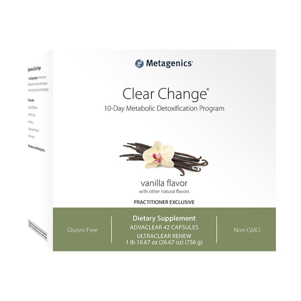 Metagenics Clear Change 10-Day Metabolic Detoxification Program Vanilla Flavor - Metabolic Detoxification Program