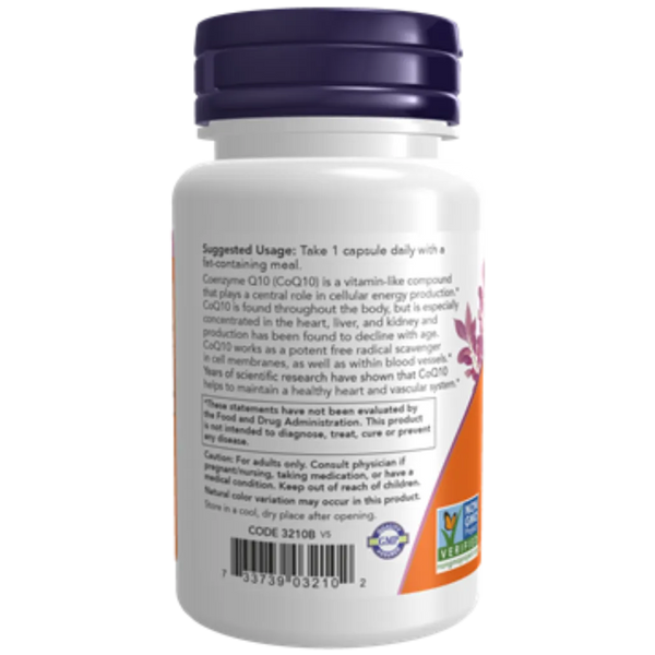CoQ10-100 mg vegcaps NOW