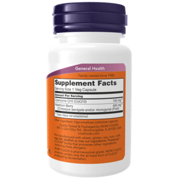 CoQ10-100 mg vegcaps NOW