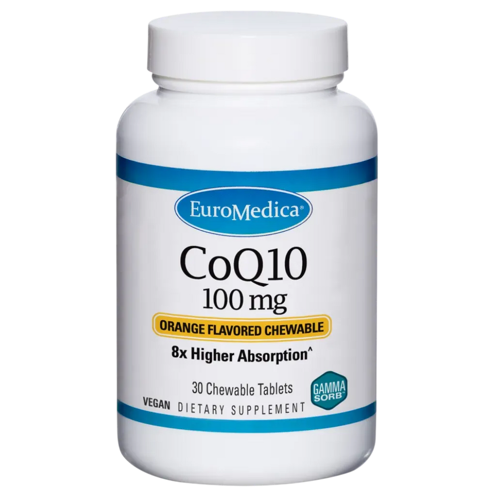 CoQ10 100mg Chewable Tablet
EuroMedica